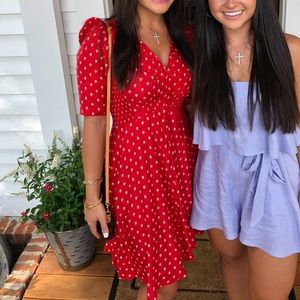 Red Mid length dress